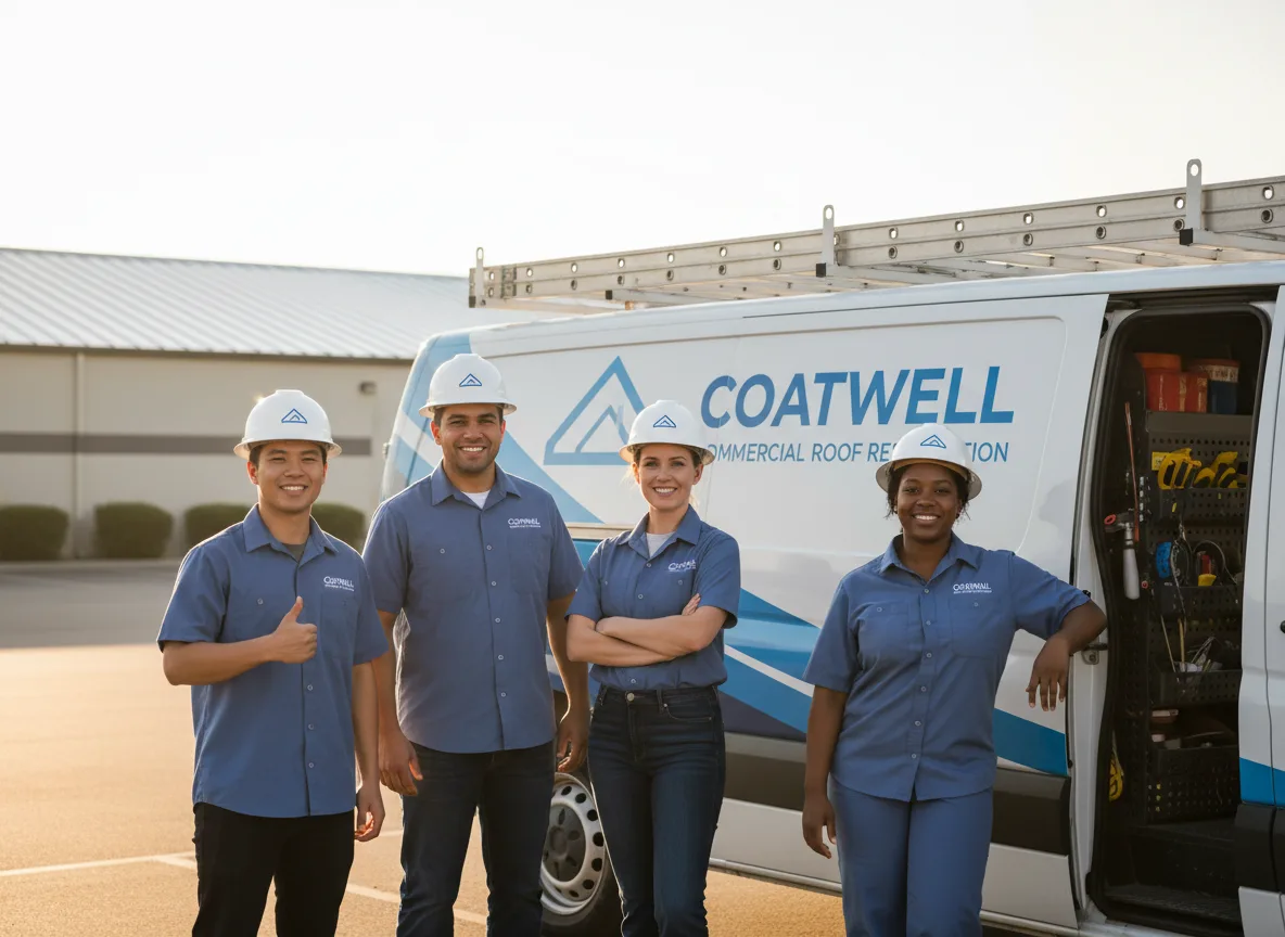Commercial roof coating company in Guernsey, IA